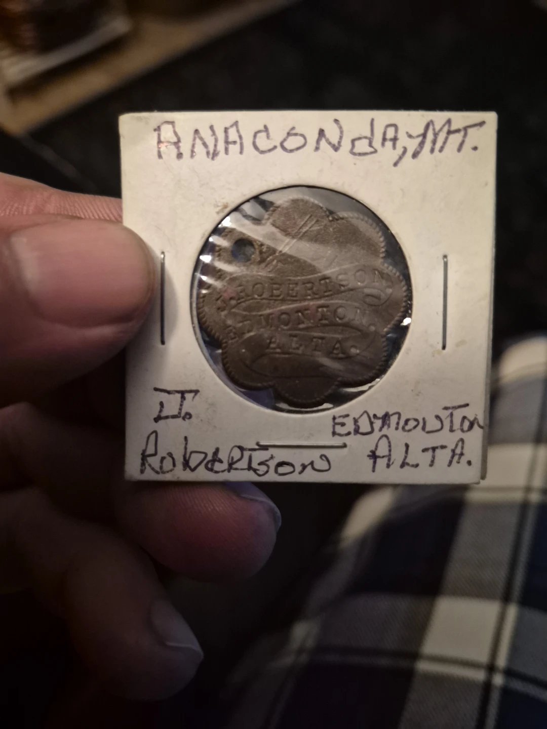 Robertson Edmonton ALTA 1911 Token 🥕