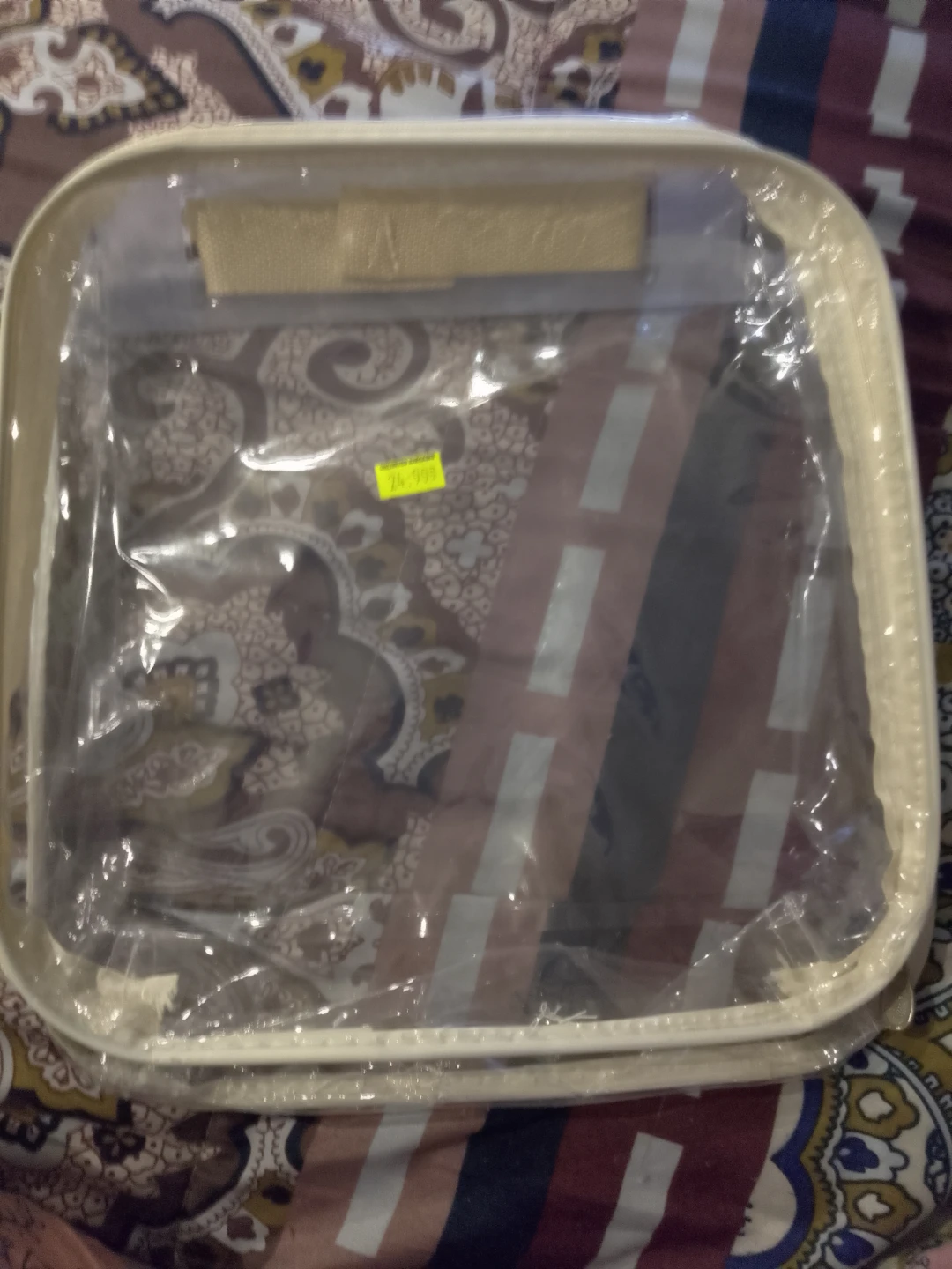 A transparent bag 🥕
