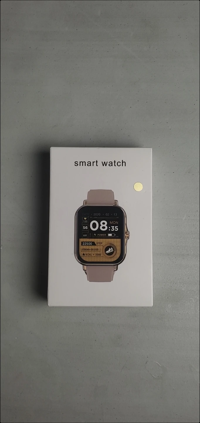 Smart Watch with Rose Gold Case and Pink Band