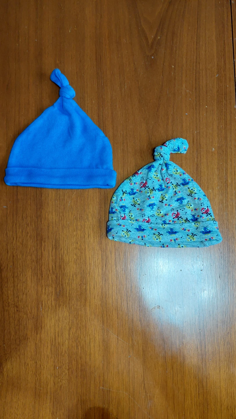 Baby Hat Set - 2 Newborn Beanies