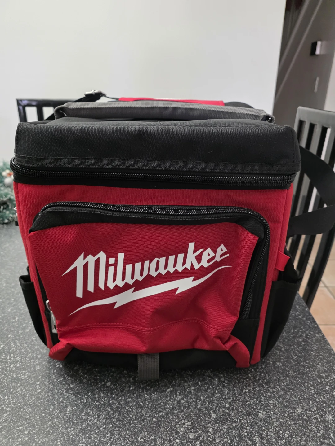 Milwaukee Red and Black Insulated Jobsite Cooler Bag
