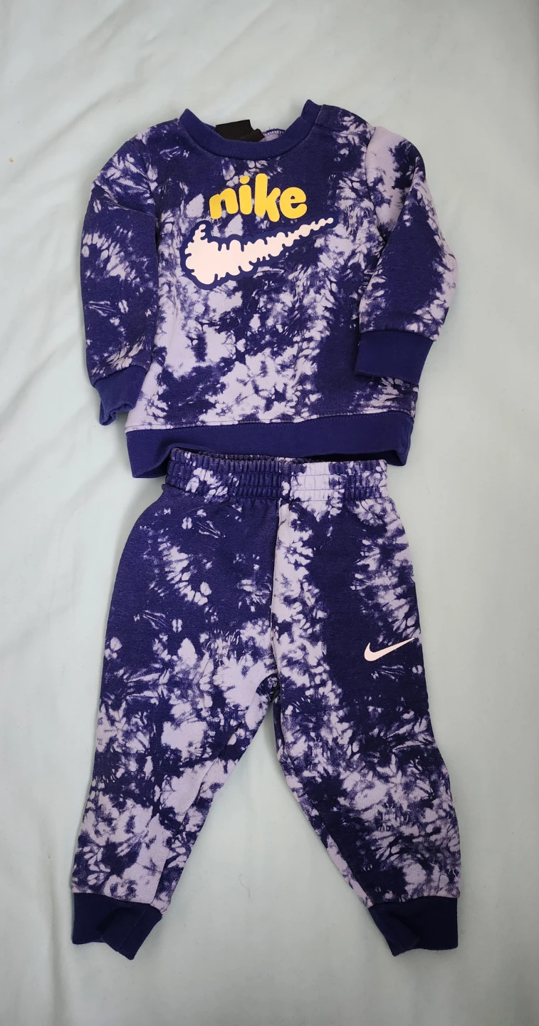 Nike Toddler Tie-Dye Sweatshirt and Pants Set