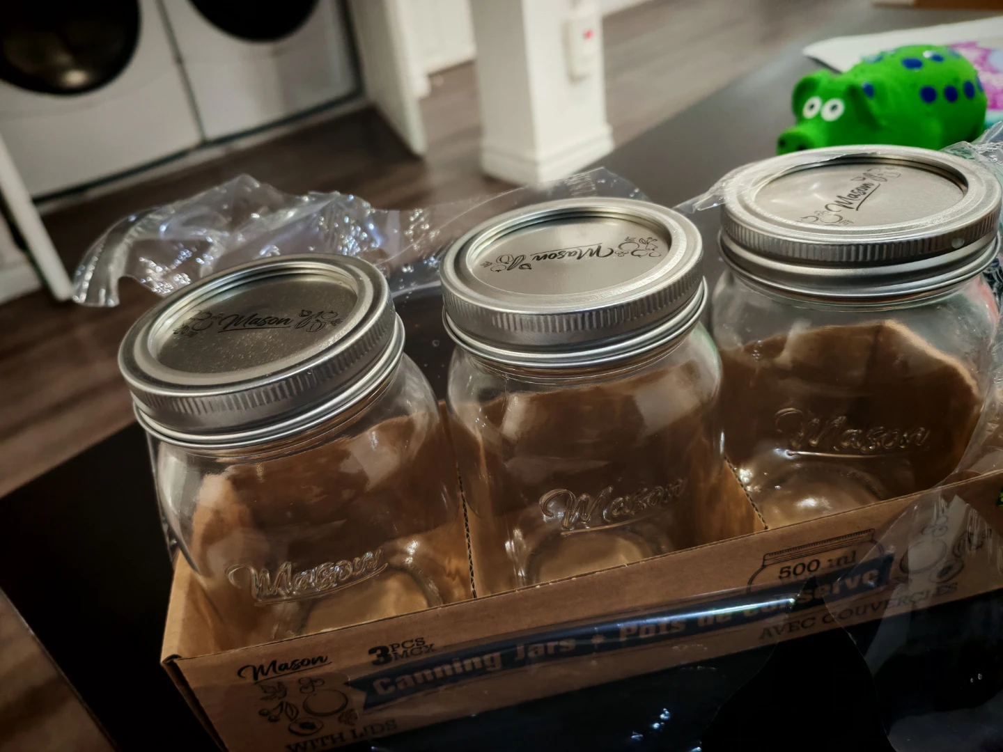 Mason Canning Jars with Lids (500 ml)