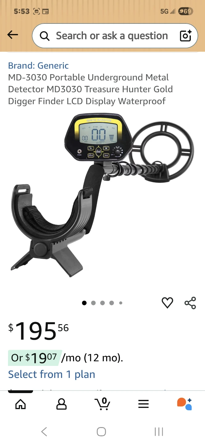 New, MD-3030 Portable Metal Detector - photo 4