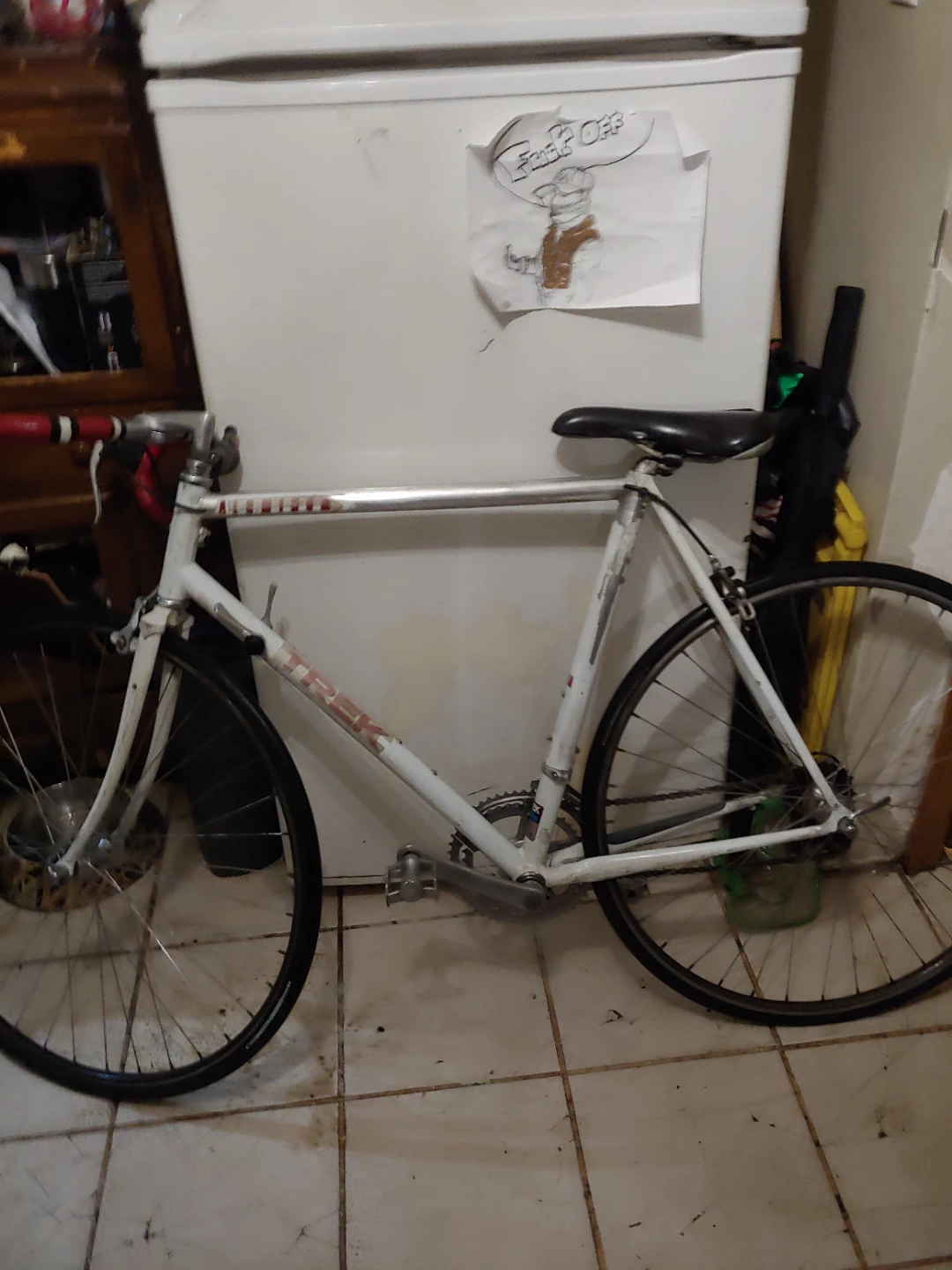 Trek White Road Bike Frame