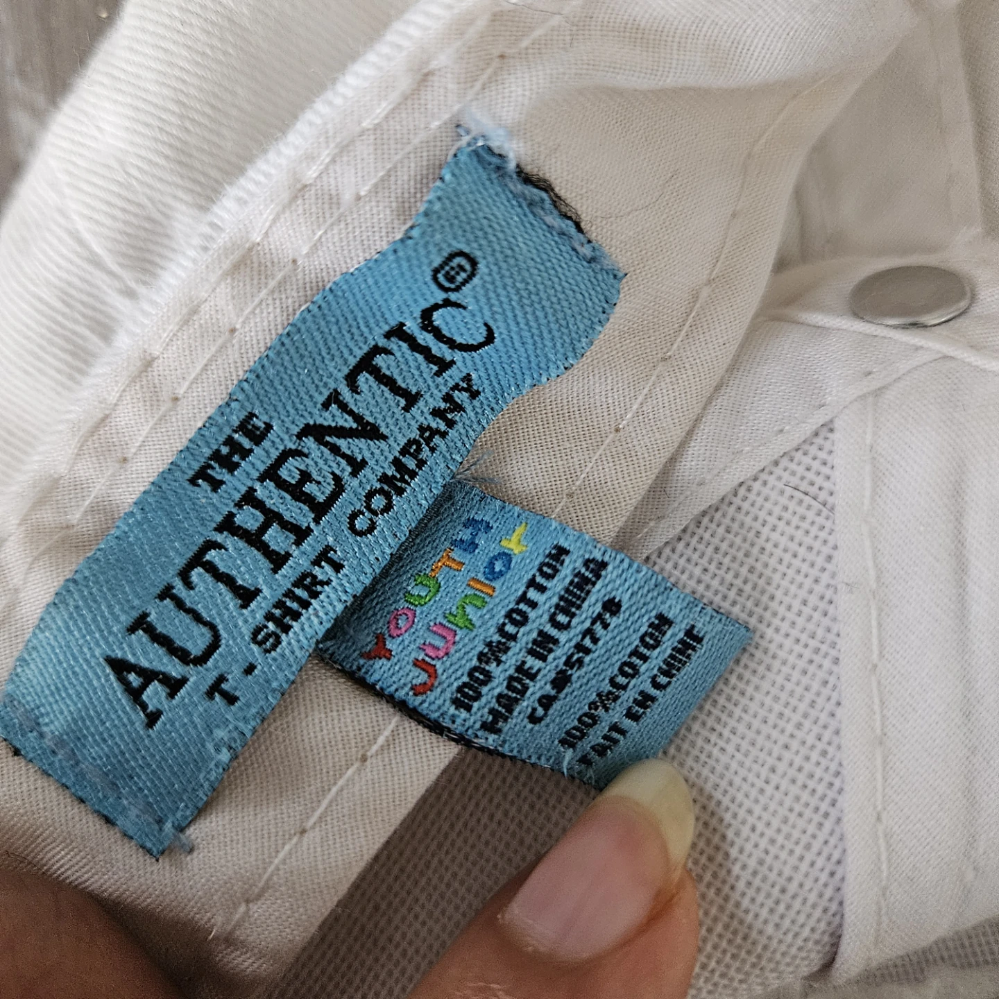 The Authentic T-Shirt Company Youth Baseball Cap - photo 4
