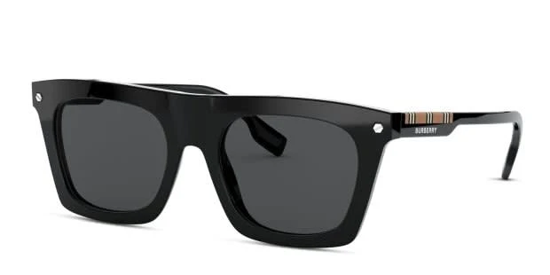 Burberry Sunglasses - Black Acetate Square Frame