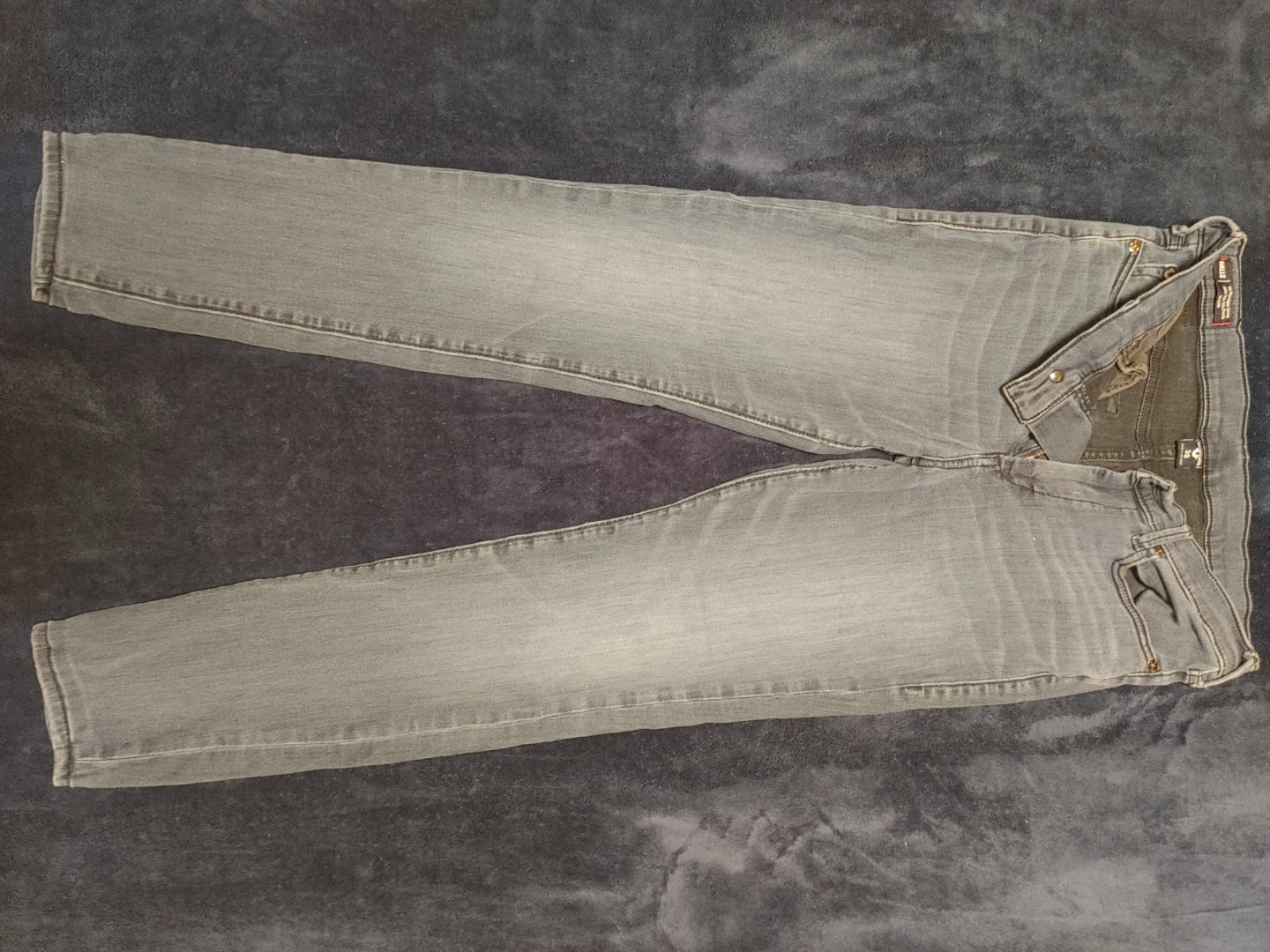 True Religion Halle Grey Super Skinny Jeans Size 30 - photo 3