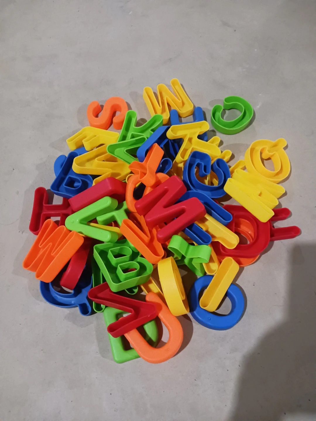 Assorted Plastic Alphabet Cookie Cutters - photo 2