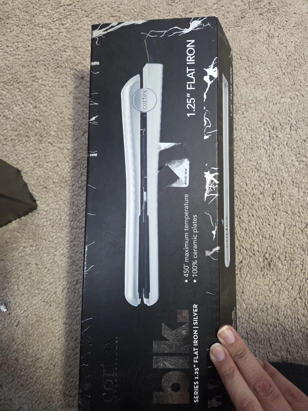 Cortex 1.25" Flat Iron - Silver