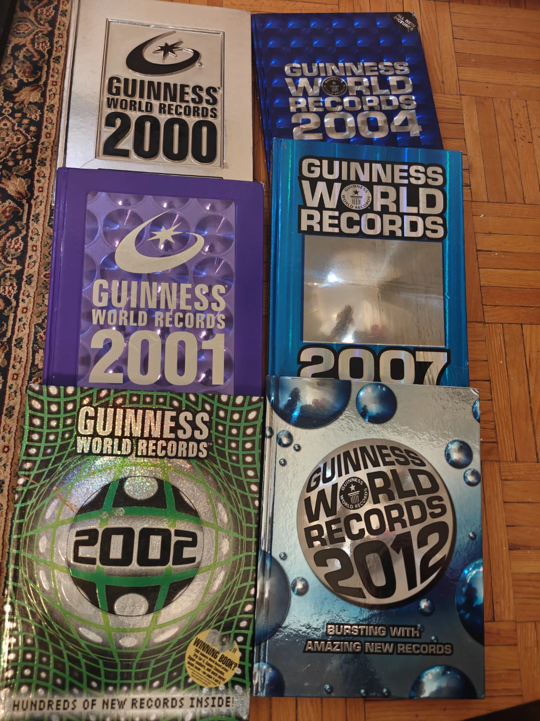 Collection of Guinness World Records Books (2000-2012)