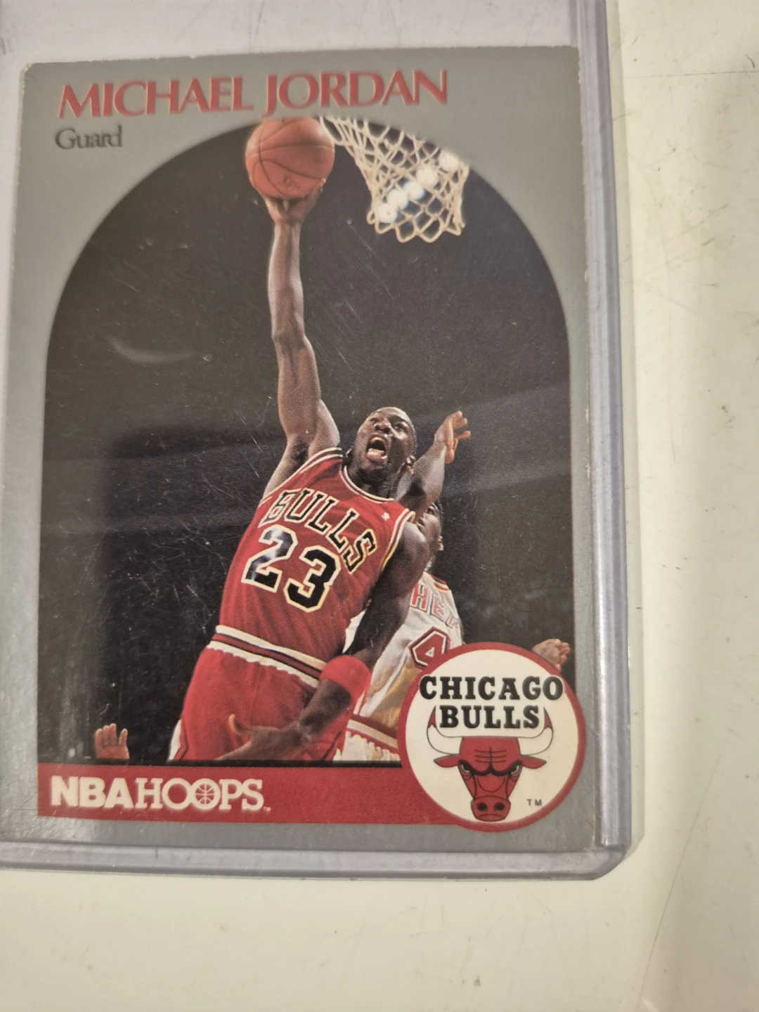 Michael Jordan 1990 NBA Hoops Card - photo 2