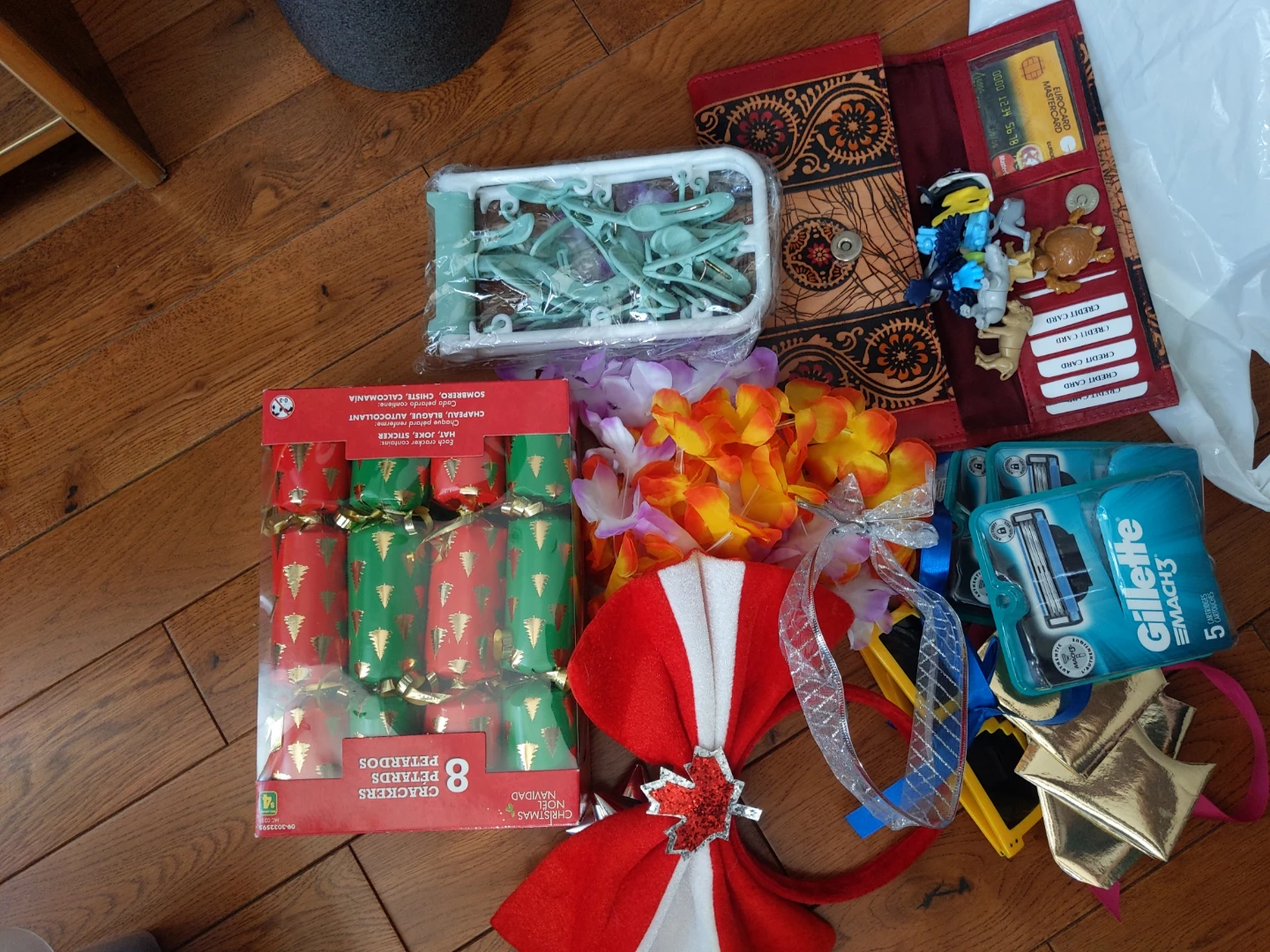 Assorted Holiday and Party Items - Crackers, Razors, and More - photo 2