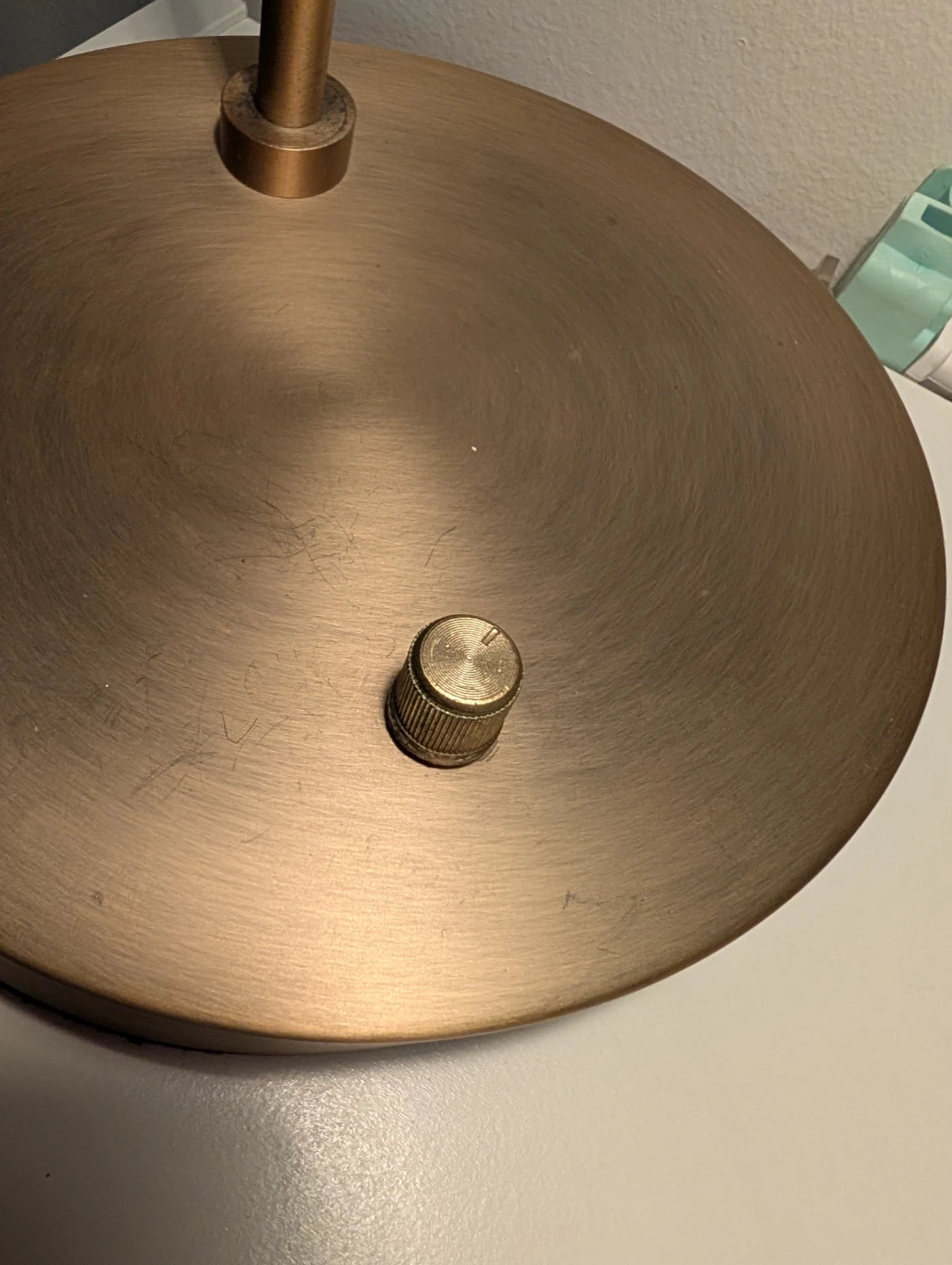 Gold Desk Lamp with USB Port - photo 4