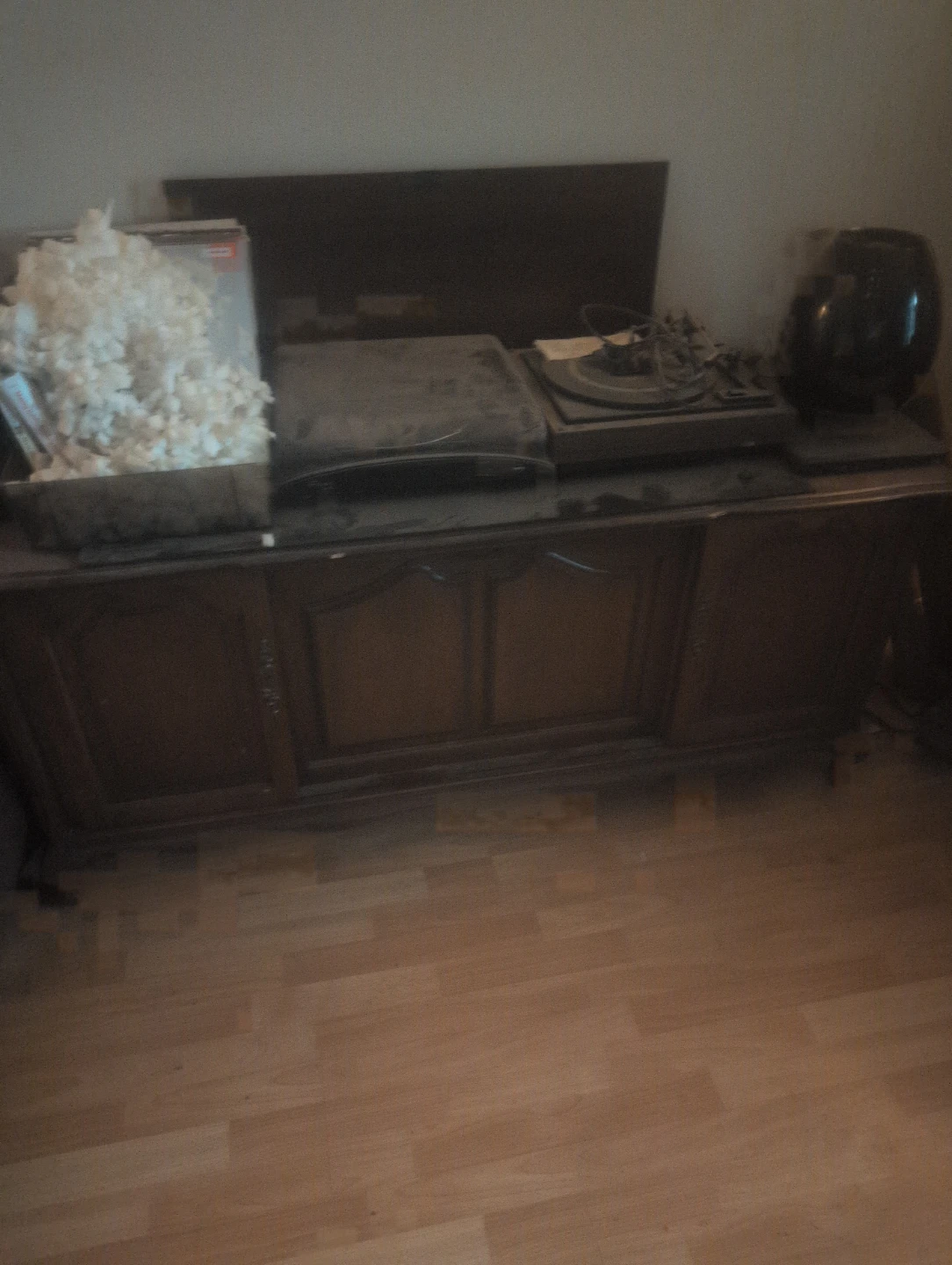 Vintage Record Player and Cabinet