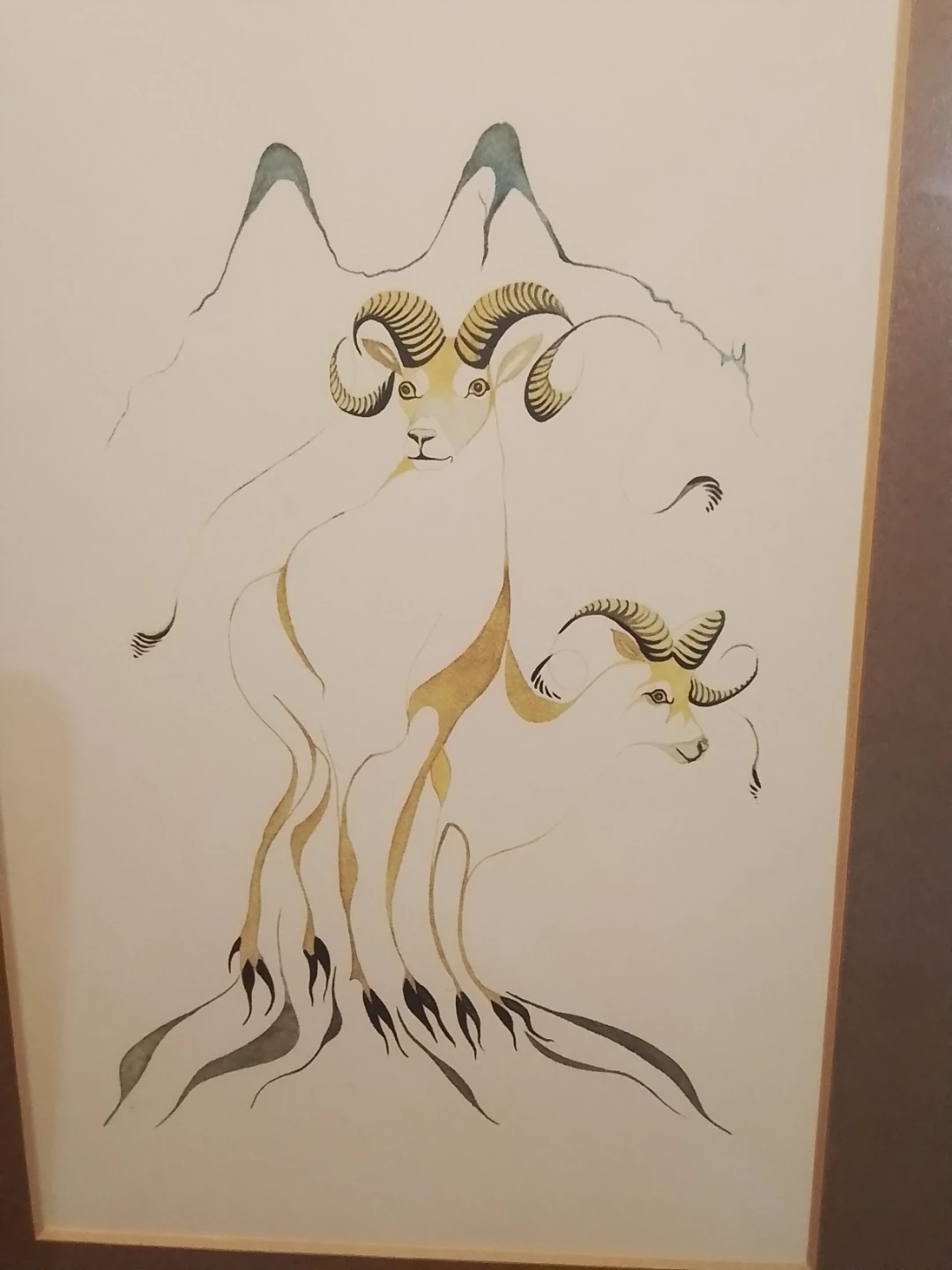 Eddy Cobiness Big Horn Ship Art 11.25x14.25" - photo 2