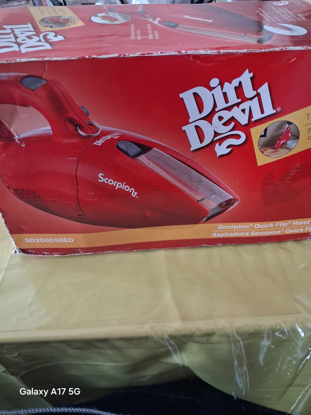 Dirt Devil Scorpion Red Handheld Vacuum SD2000RED