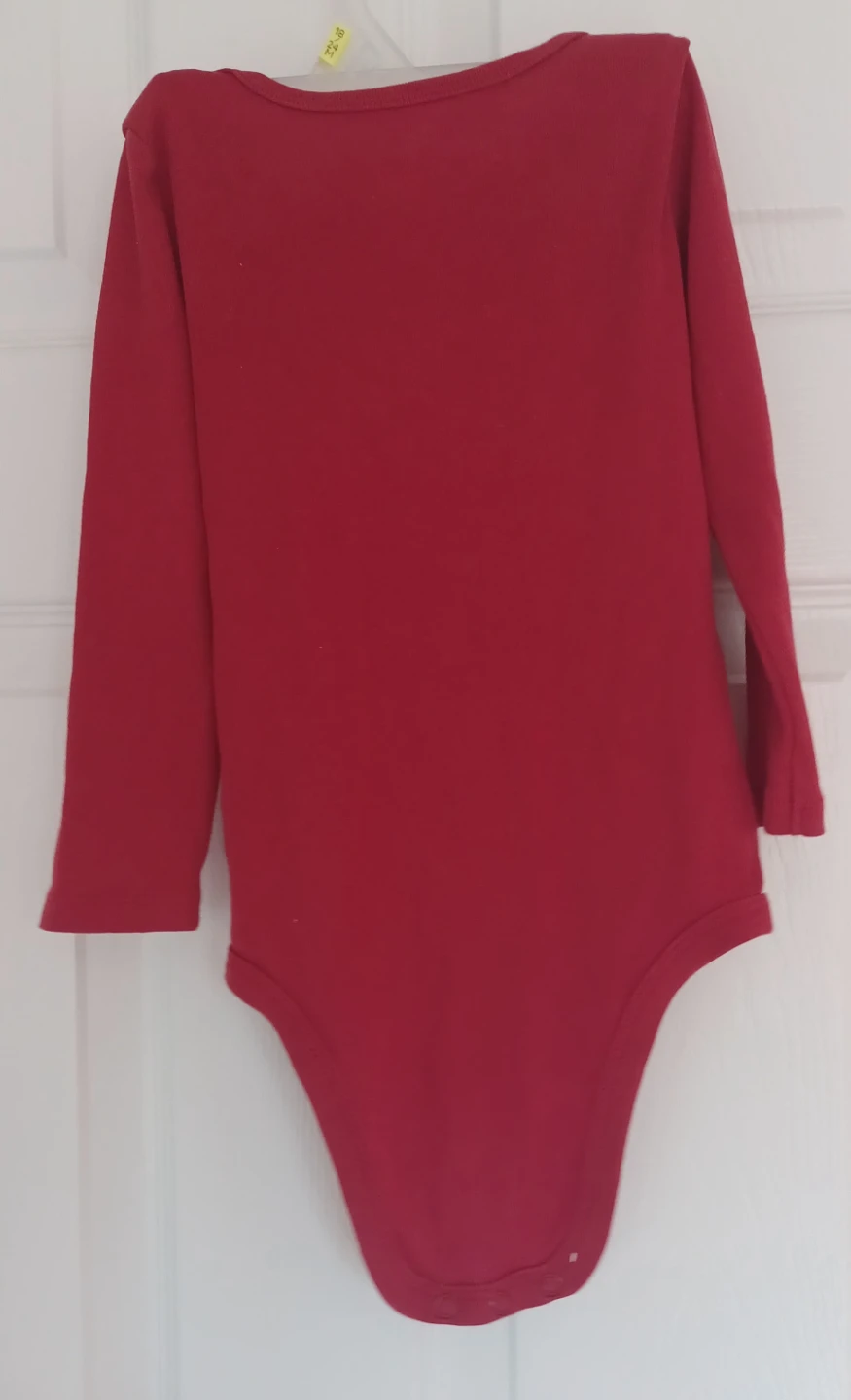 Joe Fresh Baby Red Long Sleeve Bodysuit 18-24 Months - photo 2