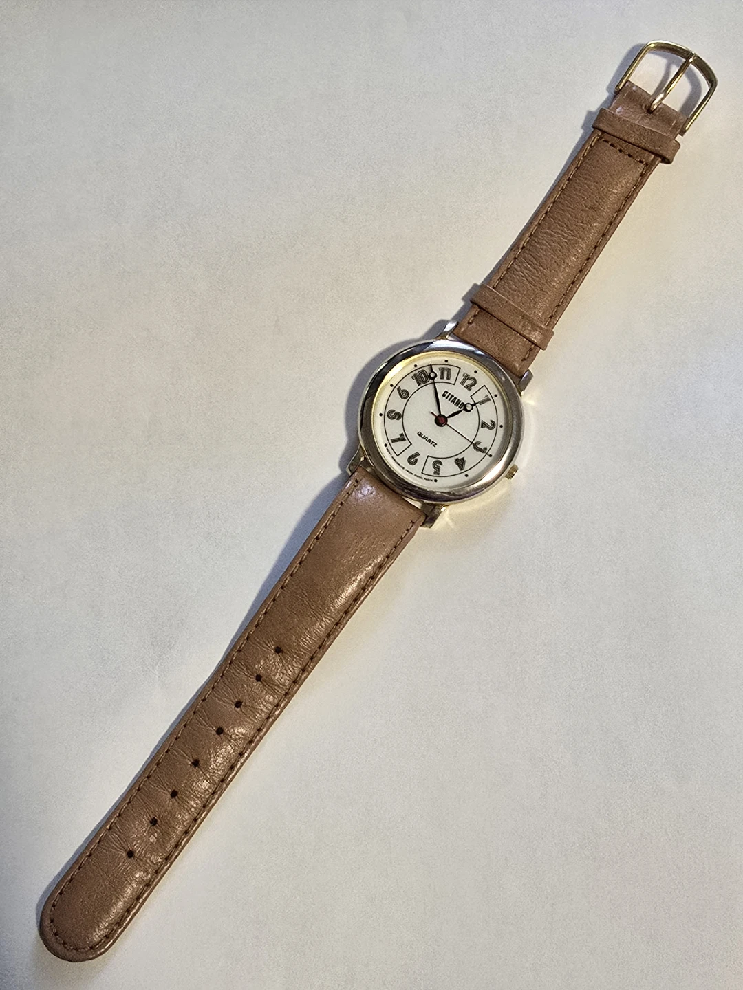 35mm Gitano Quartz Mens Watch NEW BATTERY - photo 5