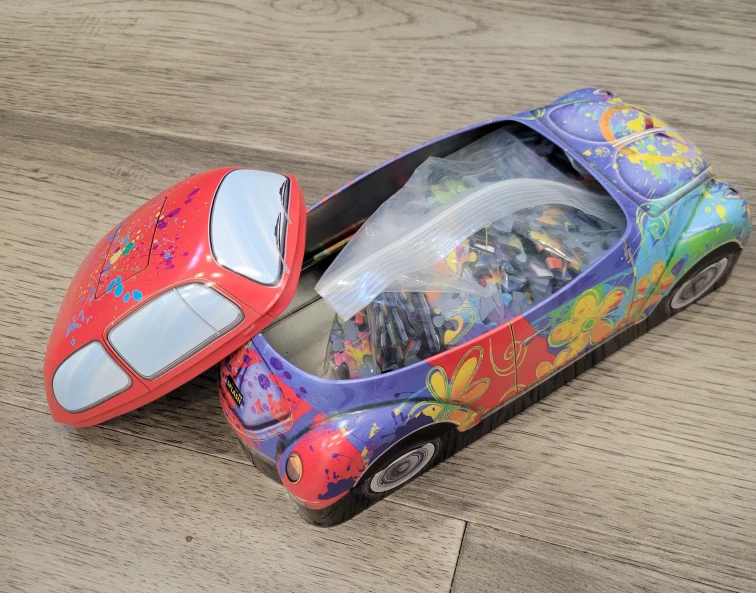 Volkswagen Beetle Tin Puzzle - photo 2