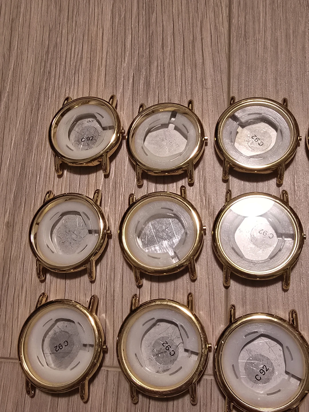 Lot of 14 Metal Watch Cases 32mm - photo 2