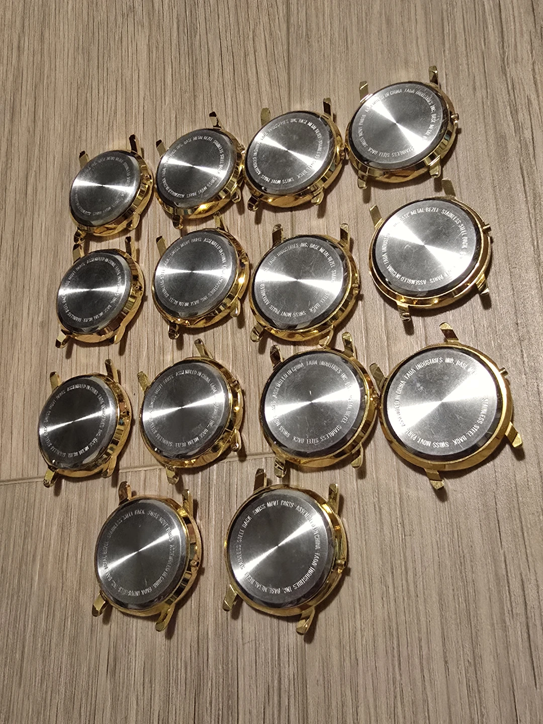 Lot of 14 Metal Watch Cases 32mm - photo 5