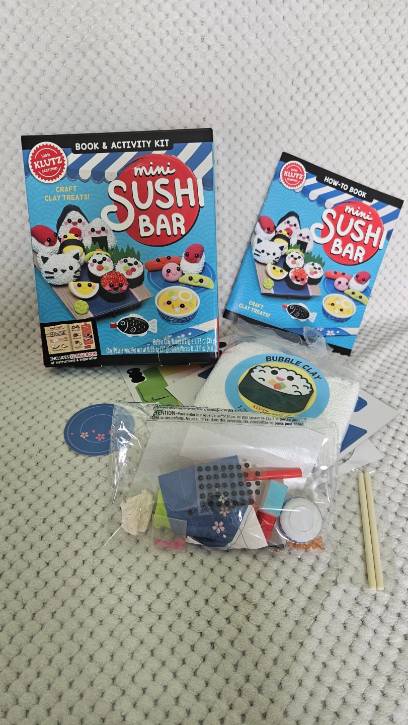 Klutz Mini Sushi Bar Craft Book & Activity Kit