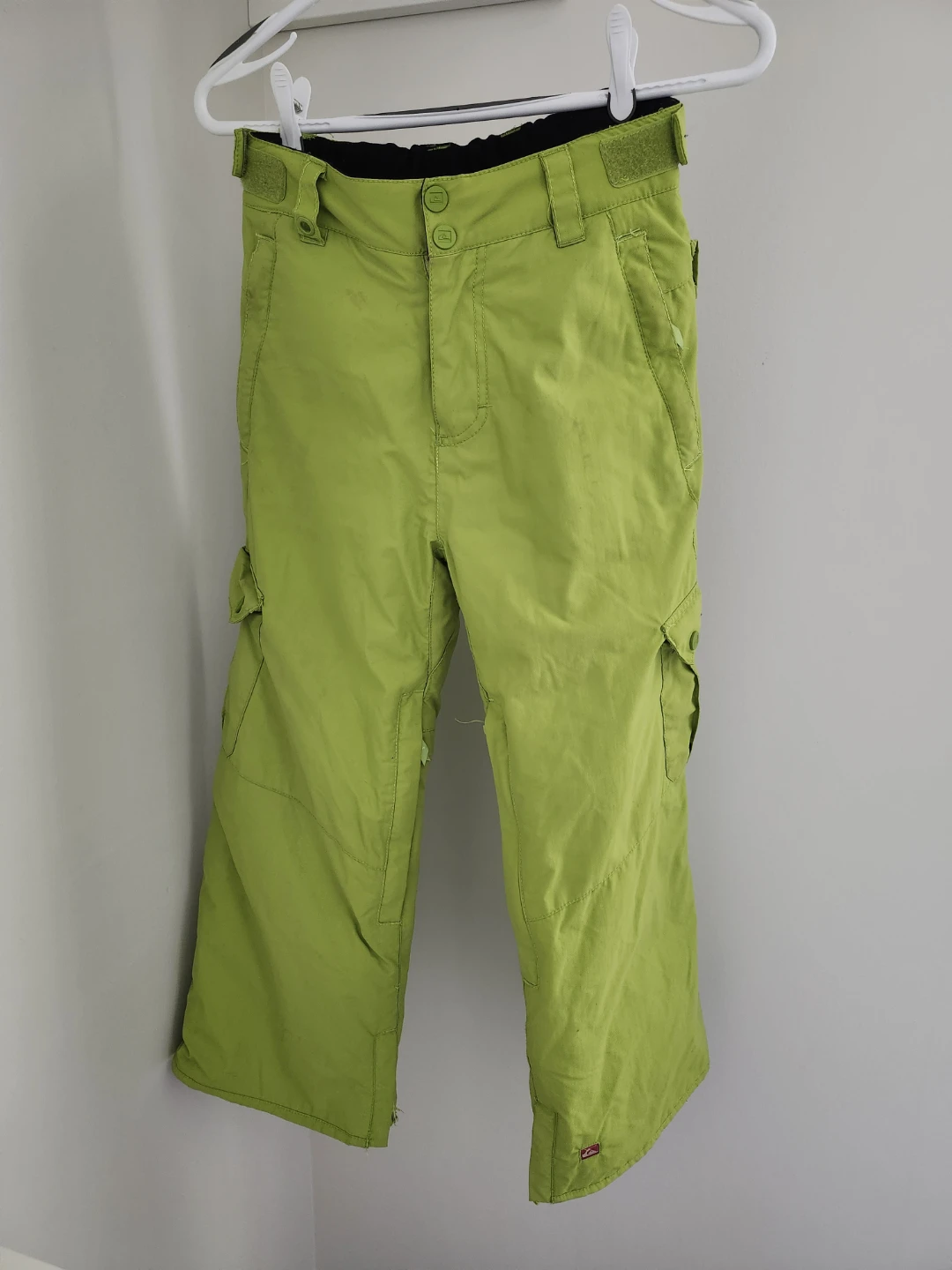 Quiksilver Youth Ski/Snowboard Pants - Size 10 - Lime Green