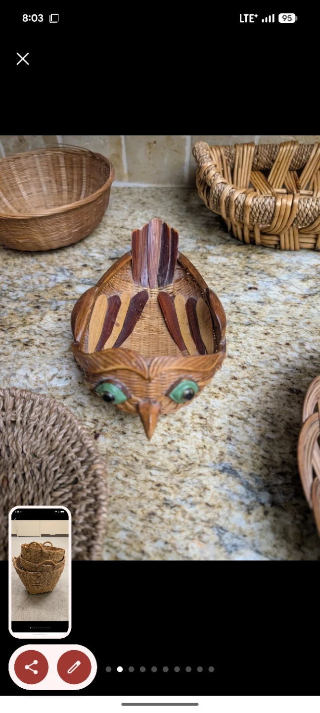 Wicker Baskets - Set of 5 - photo 5