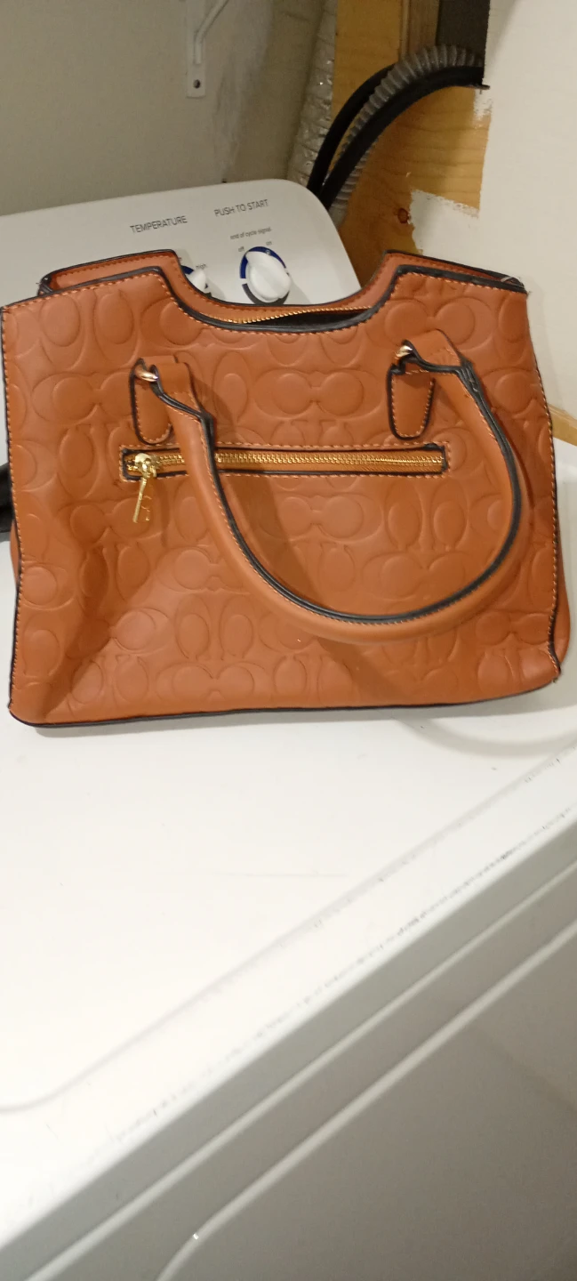 Coach Brown Monogram Satchel Handbag - photo 3