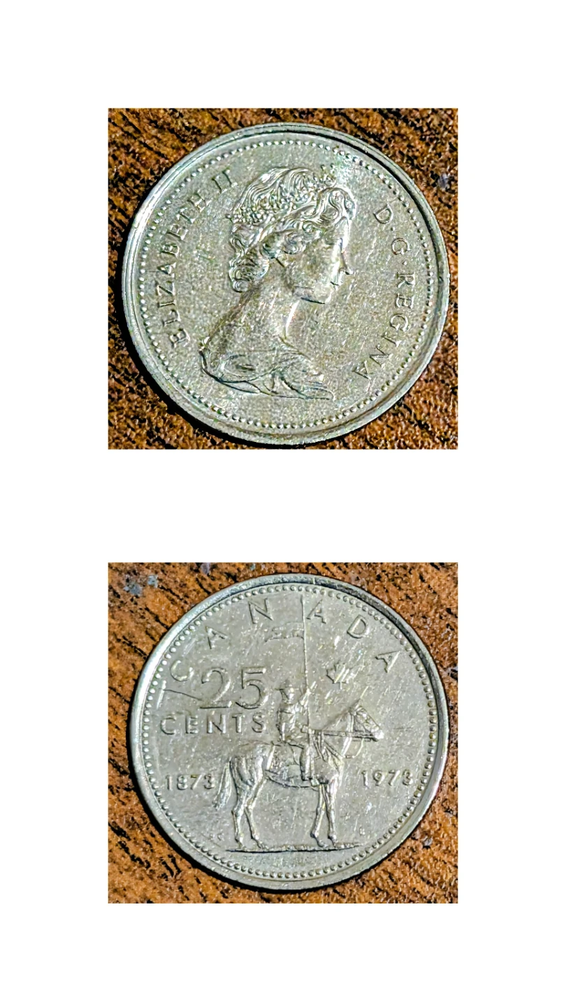 1973 Canadian Mountie Quarter