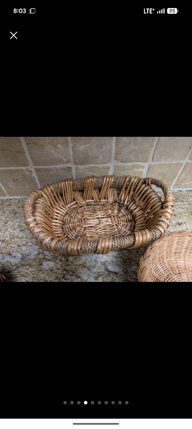 Wicker Baskets - Set of 5 - photo 2