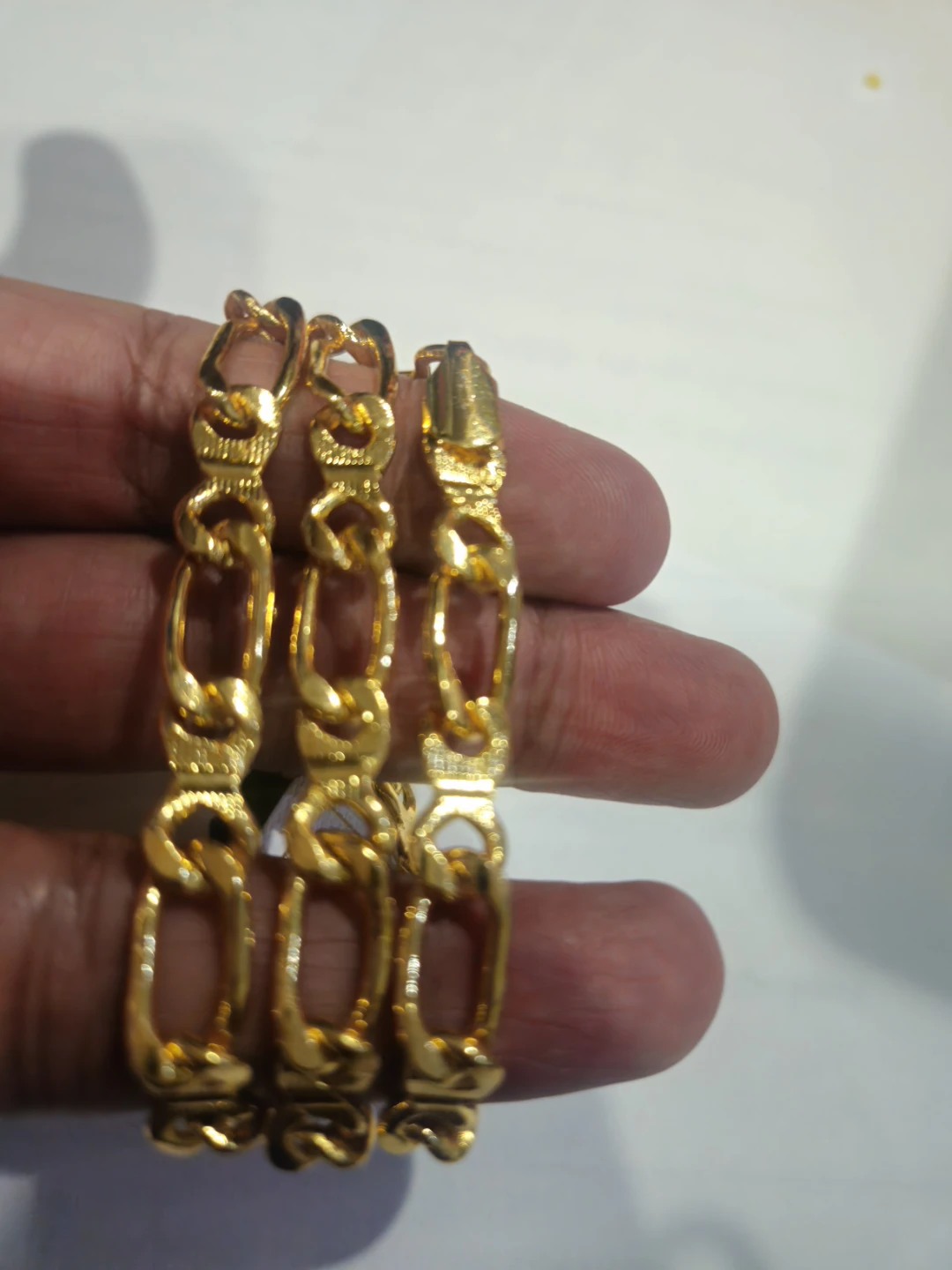 24K Gold Chain Bracelet