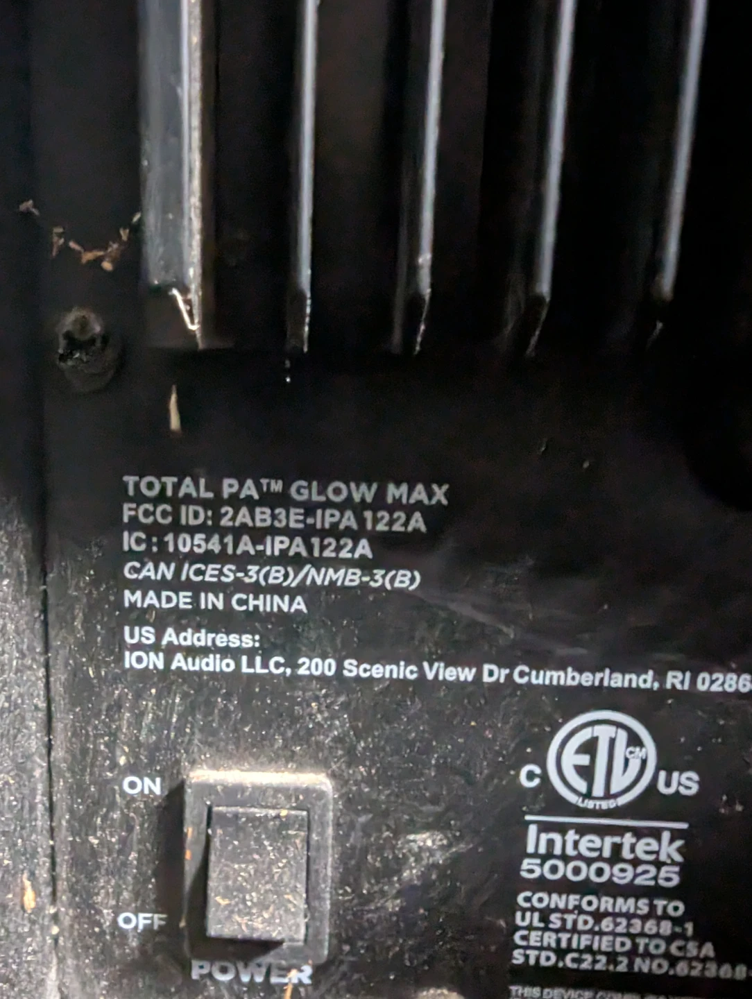 Black PA Speaker - photo 3
