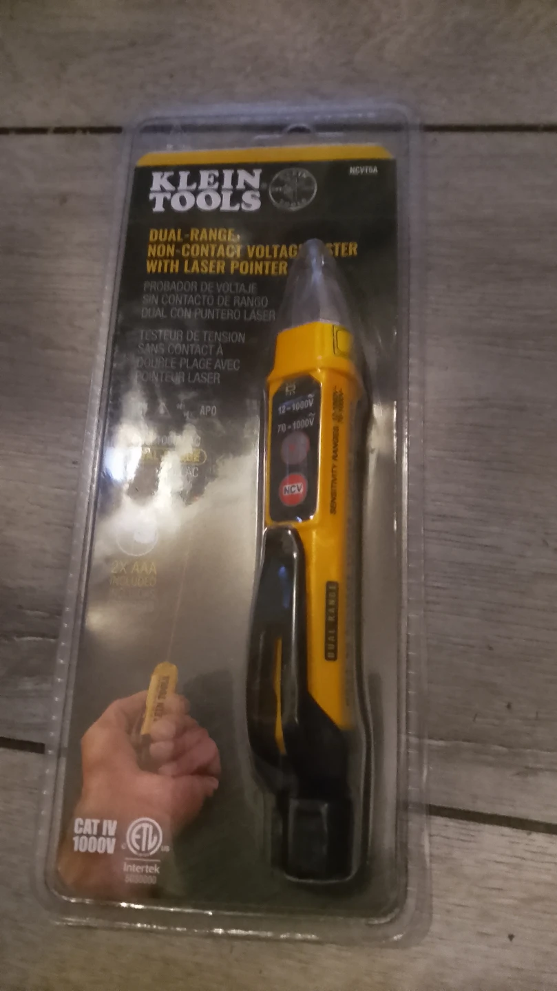 Range Non-Contact Voltage Tester with Laser Pointer