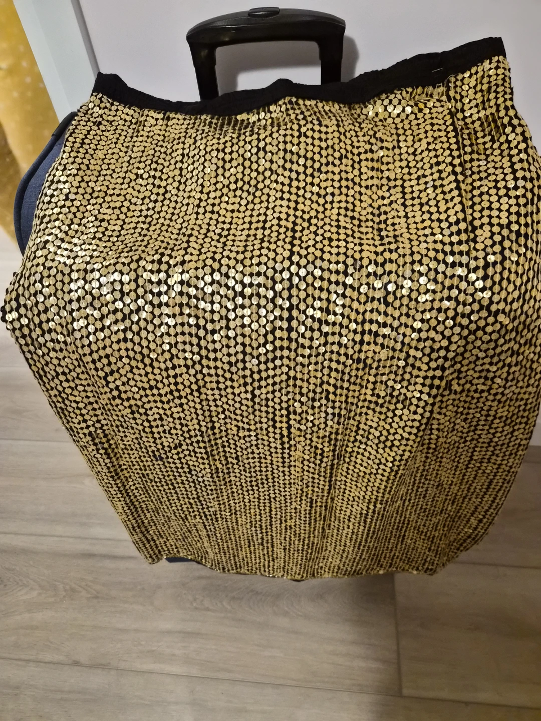 Gold Sequin Skirt