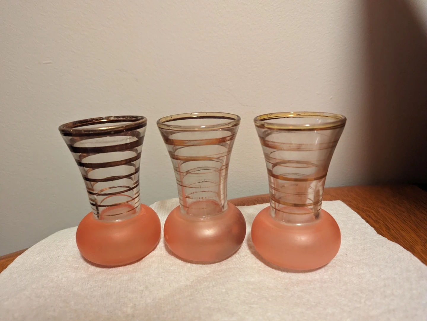 3 Vintage 1950s Bartlett Collins Bud Vase
