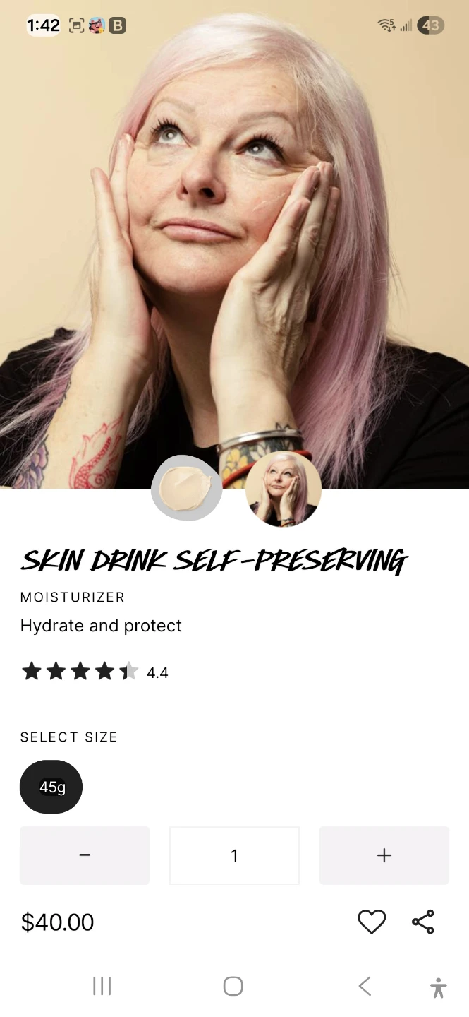 Lush Skin Drink Moisturizer 45g
