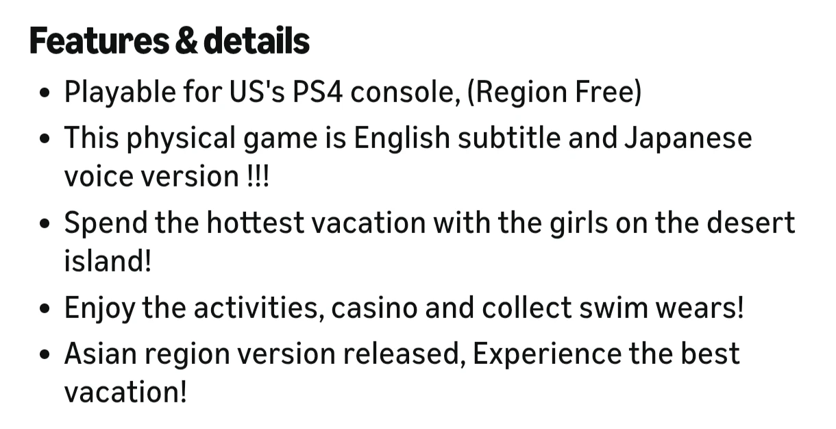 PlayStation 4 DEAD OR ALIVE Xtreme 3 Fortune Game - photo 5