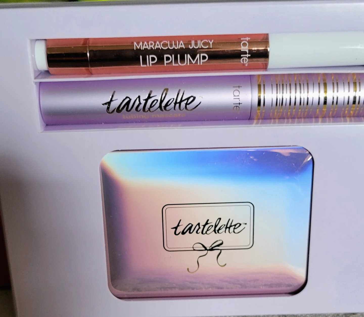 Tartelette Eyeshadow Palette & Lip Plump Mascara Set