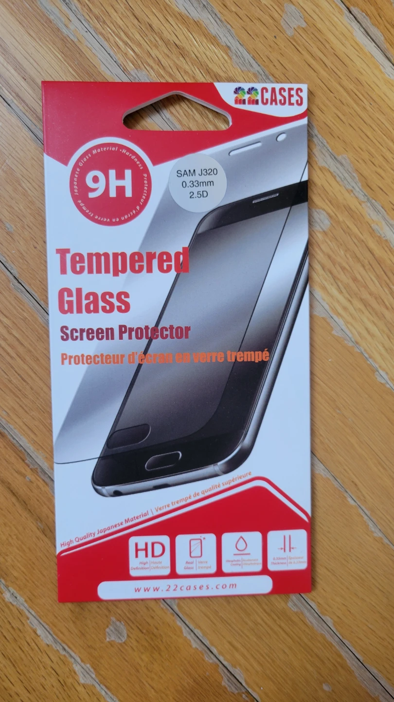 22Cases Tempered Glass Screen Protector for Samsung J320