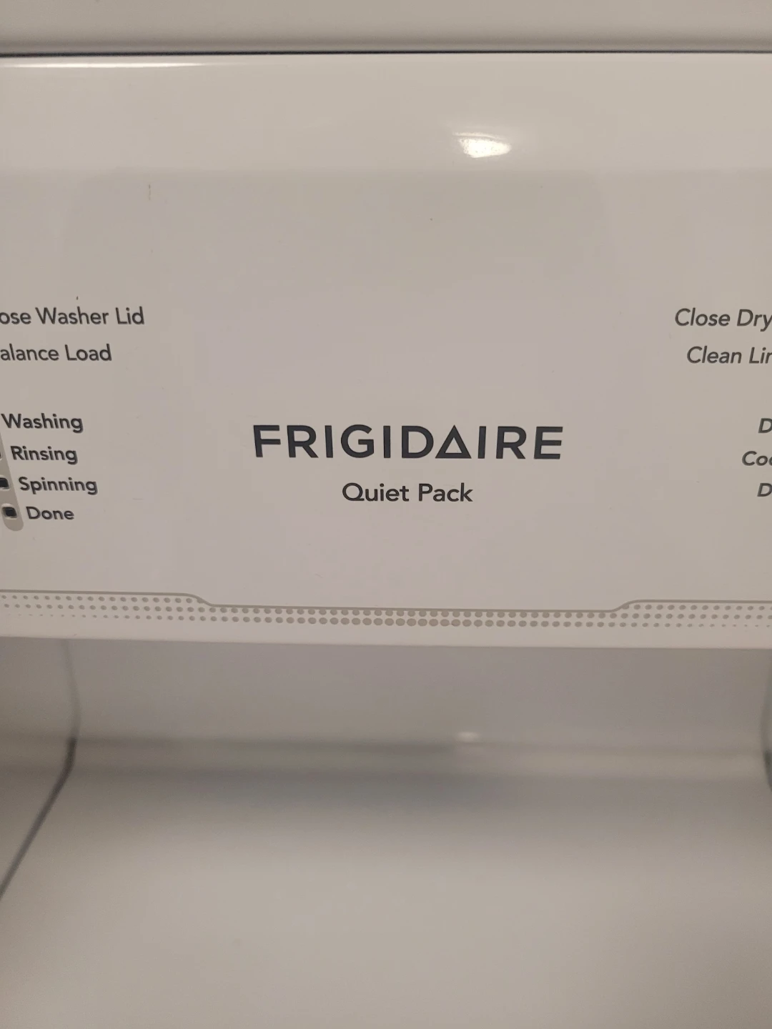 Frigidaire Stackable Washer and Dryer - photo 2