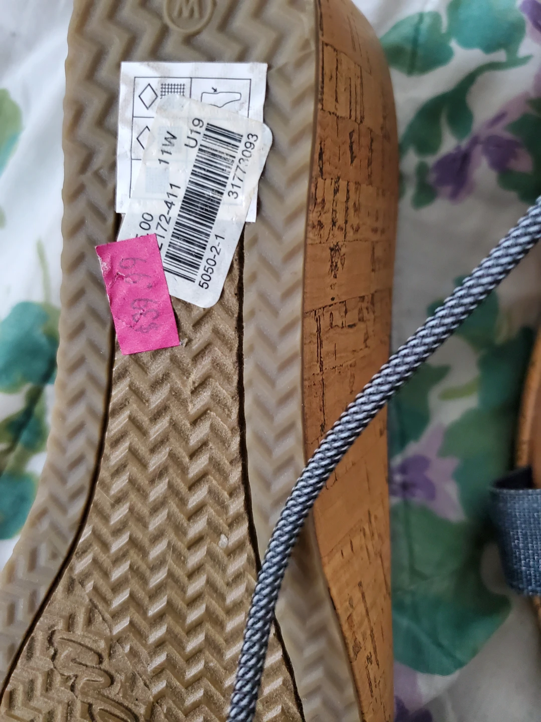 Skechers Women's Navy Wedge Sandals Size US 11 - photo 2