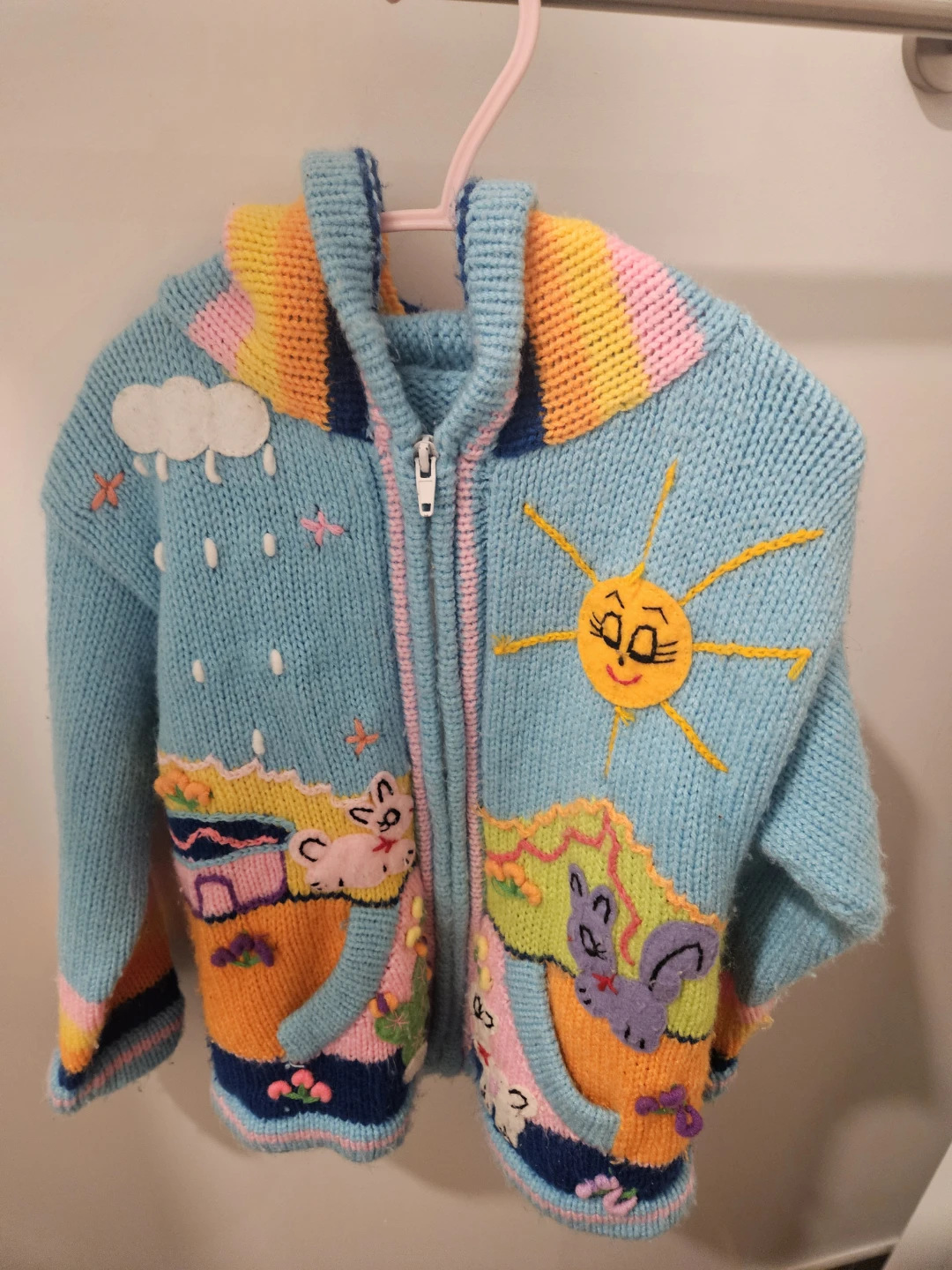Hand-Knit Children's Sweater