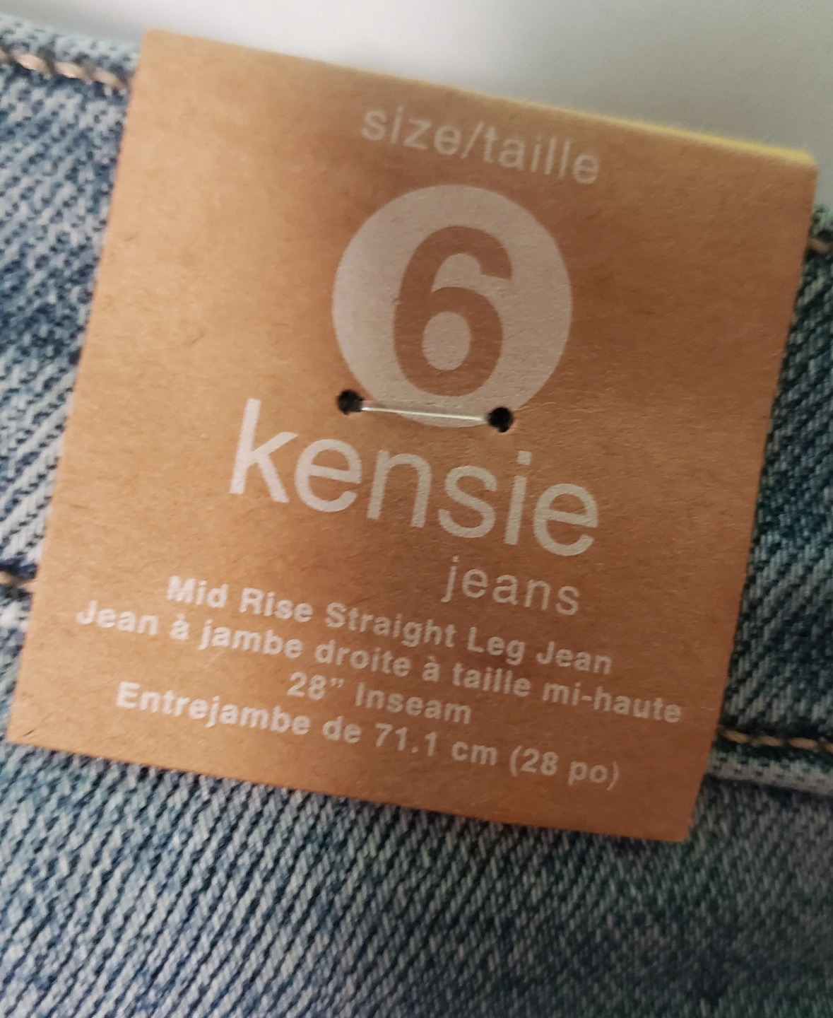 Brand new Kensie Jeans Mid Rise Size  6 - photo 2