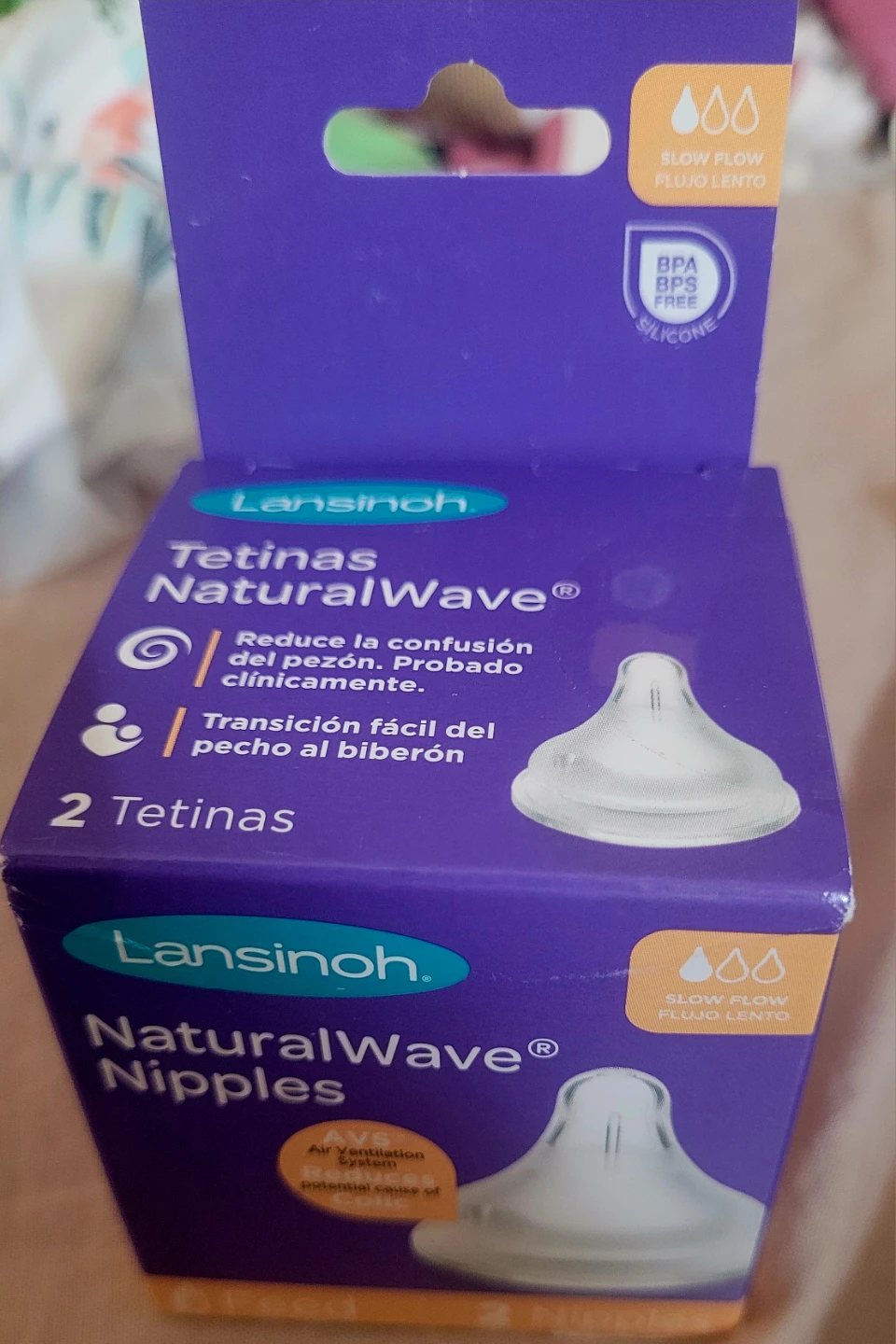 Lansinoh NaturalWave Nipples - Slow Flow - photo 2