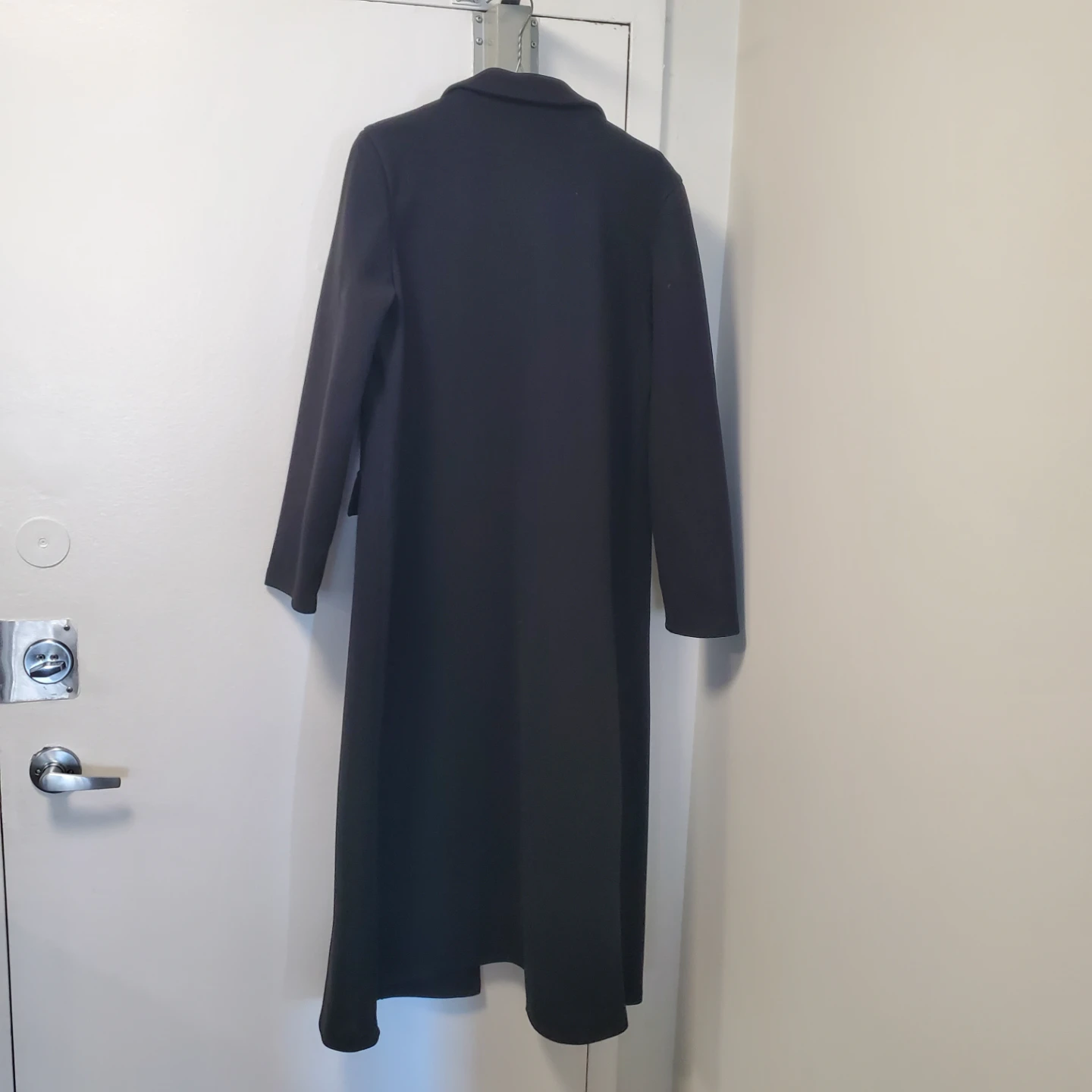 Black Double-Breasted Coat - photo 2