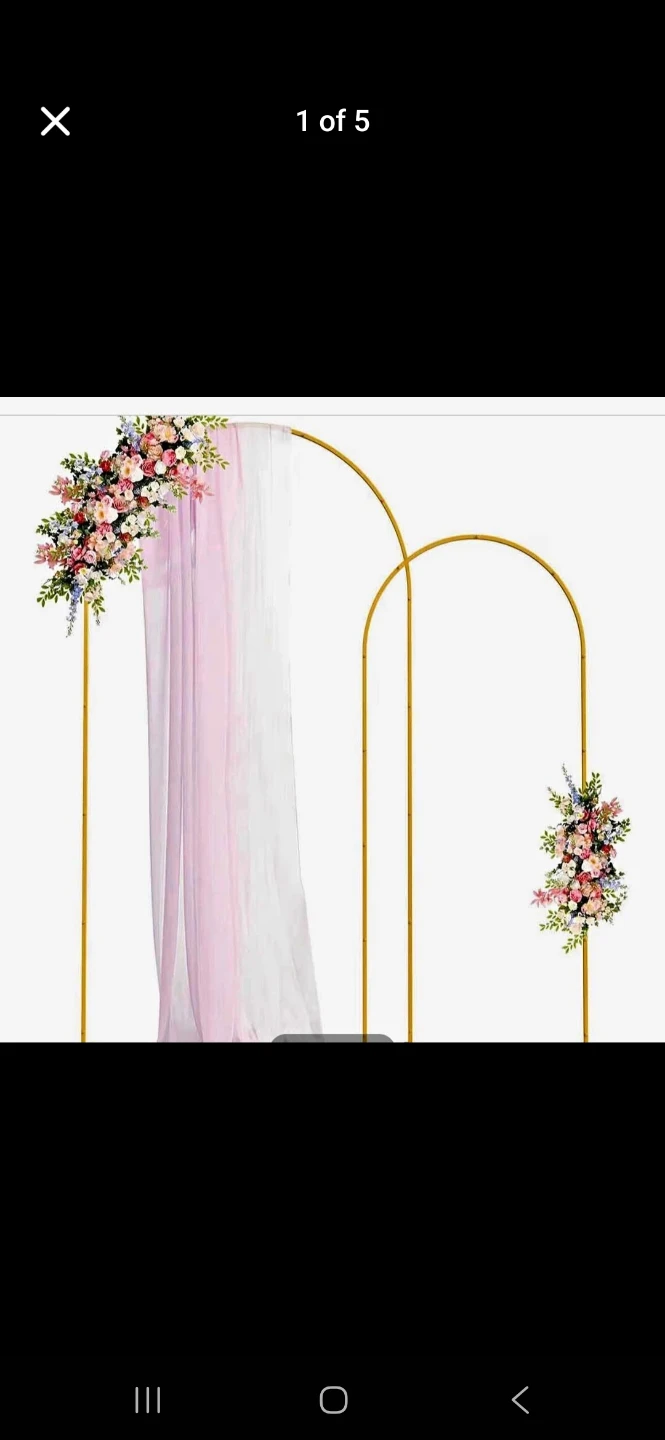 Golden Arch Backdrop RENT