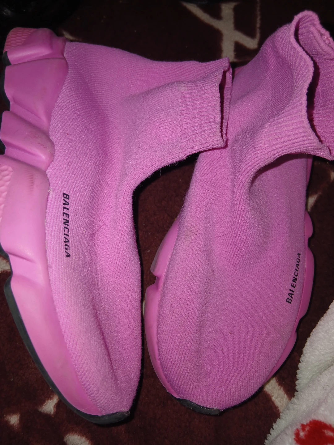 Balenciaga Pink Sock Sneakers