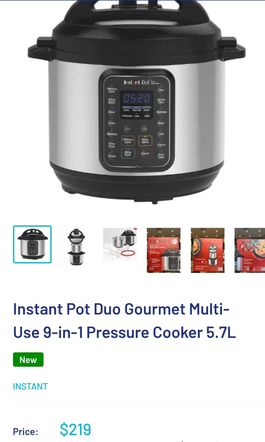 Instant Pot 6qt With Accessories New!